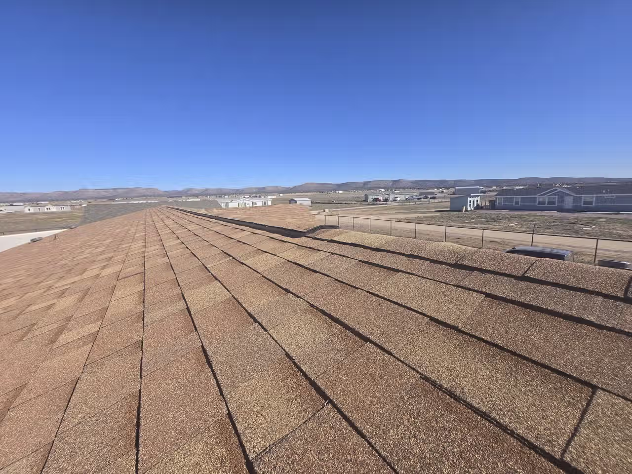 Residential roofing project